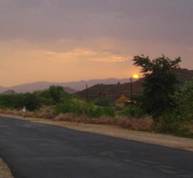 Hagaz at sunset, Eritrea